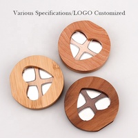 Vietnam WeWood Récipient de maquillage vide en bois et bambou avec logo personnalisé, boîte d'emballage et palette de fard à paupières miroir pour cosmétiques