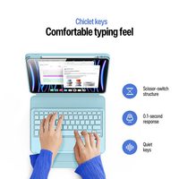 DUX DUCIS Bluetooth Klavye Kılıfı iPad Air 11 13 2026 Dokunmatik Klavye Koruyucu Kılıf iPad Pro 11 13 2026 iPad 10 için