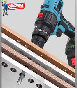 Nouvel ensemble de perceuses sans fil 18 pièces, outils électriques, perceuse sans balais 4800 tr/min, batterie au lithium, marteau, kit multifonction TR LDGJ156 - Product Image 5