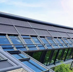 현대 지능형 전기 채광창 평면 지붕 다락방 슬라이딩 알루미늄 합금 선룸 조명 지하실 및 선룸을위한 우물 - Product Image 2