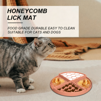 Tapis à lécher pour animaux de compagnie en silicone personnalisé, assiette à dîner multifonctionnelle en silicone, bol à lécher pour chat et chien, bol antidérapant et étanche pour chien