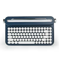 YUNZII ACTTO B305 Keyboard Nirkabel Tata Letak 75% 84-Tombol Keyboard Membran Retro Imut Mini Keyboard Mesin Ketik untuk Multi OS