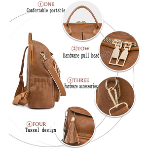 <span class=keywords><strong>Sac</strong></span> à bandoulière classique en PU de grande capacité, <span class=keywords><strong>sac</strong></span> d'école de grande capacité, nouvelle marque <span class=keywords><strong>2023</strong></span>, Design <span class=keywords><strong>tendance</strong></span>, <span class=keywords><strong>sac</strong></span> à dos à la mode pour femmes - Product Image 4