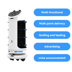 Brand New Intelligent Guiding Restaurant Food Delivery Intelligent Service Robot