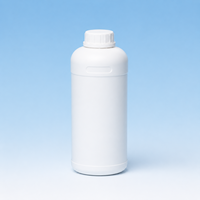 Bouteille en plastique ronde à large ouverture de 1000 ml en HDPE, col de 42 mm, pour savon liquide, shampoing, gel douche, emballage cosmétique