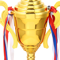 Trophée de la Ligue des Champions en métal doré, coupe de la Ligue des Champions, trophée sportif de la compétition UAFE, artisanat de galvanoplastie personnalisé
