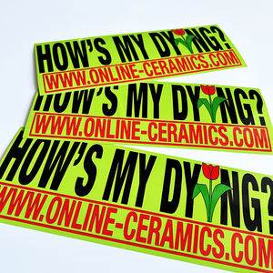 Serigrafía a prueba de rayos UV autoadhesivo personalizado troquelado <span class=keywords><strong>Logo</strong></span> vinilo coche pegatinas para parachoques pegatinas personalizadas - Product Image 5