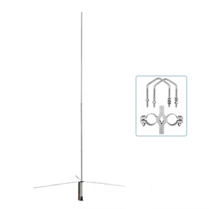 เสาอากาศไฟเบอร์กลาสแบบสองย่านความถี่ 3.2M 144/430MHz VHF UHF, เสาอากาศฐาน Diamonds X300 พร้อมแผ่นกราวด์เรเดียล - Product Image 2