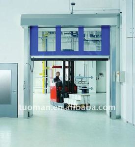 Puerta enrollable Industrial de alta velocidad, TOMA automática de plástico de seguridad, resorte de puerta enrollable, AS2047 - Product Image 3