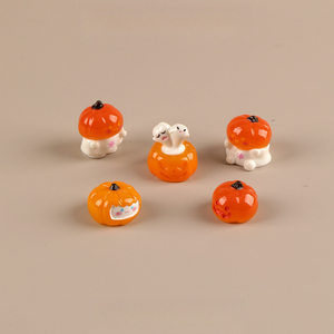 KI zhuojing Piccoli Ornamenti Paesaggistici per Piante Grasse, Nuova Simpatica Lanterna a Zucca, Fantasma, Vampiro, Portachiavi per Halloween - Product Image 2