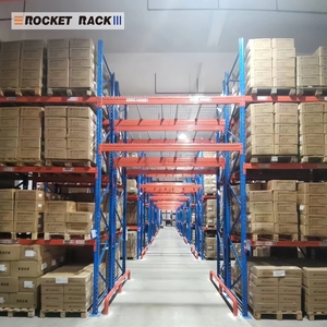 מדפי אחסון תעשייתיים בהתאמה אישית של Rocket <span class=keywords><strong>Rack</strong></span> Wholesale Factory, בעלי כושר נשיאה של 4 טון לכל שכבה, למחסנים כבדים. - Product Image 2