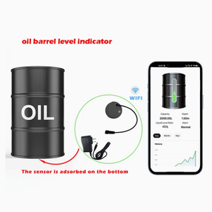 مقياس مستوى غاز البترول المسال LPG2412-ESP الأكثر مبيعًا، محول فوق صوتي مغناطيسي مثبت من الأسفل، مقياس مستوى خزانات الوقود والأسطوانات بدون تلامس مع تقنية واي فاي - Product Image 5
