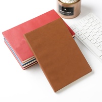 Carnet design avec boucle à stylo et papier épais de qualité supérieure + séparateurs de pages Cadeaux, Carnet relié A5 (5x8)