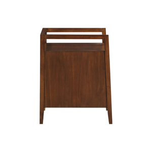 Table de chevet en bois avec 2 tiroirs, table de nuit moderne du milieu du siècle pour chambre à coucher, appartement, rangement de meubles de maison - Product Image 6