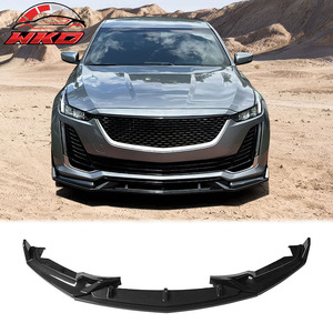 Protector de Parachoques Delantero para Cadillac CT5, 3 Piezas, 2020-2024, Impresión de Fibra de Carbono, PP, Difusor de Alerón Inferior, Protector de Mentón - Product Image 1