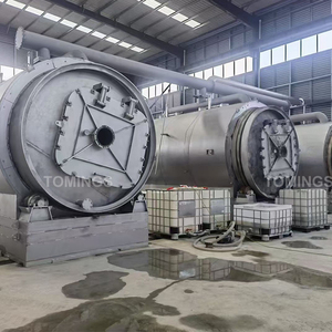 Fully Automatic Waste Tire <b>Processing</b> Equipment, Waste Wire Sheath Plastic Refining Equipment, Old Tire Pyrolysis <b>Machine</b> - Product Image 6