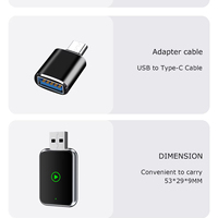 Adaptateur sans fil CarPlay filaire U9 Adaptateur CarPlay sans fil miniature personnalisé pour téléphone