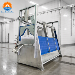 Equipo de Aturdimiento de Ganado para Línea de Sacrificio, Caja de Contención Neumática, Estándar Europeo, Equipo de Matadero de Alta Eficiencia - Product Image 1