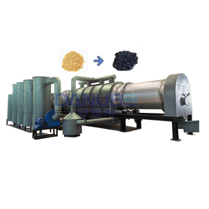Four de carbonisation à tambour pour la production de charbon à partir de coques de thé et d'huile d'eucalyptus de Malaisie 2025 - Product Image 1