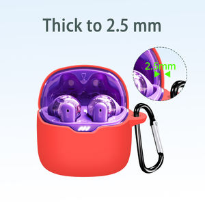 Adecuado para <span class=keywords><strong>JBL</strong></span> TUNE <span class=keywords><strong>Flex</strong></span> Case Funda protectora de silicona para auriculares a prueba de golpes con gancho - Product Image 4