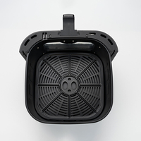 Appareil de cuisine multifonctions Écran tactile numérique coloré Smart Double Airfriers Four à friteuse à air à deux zones de cuisson