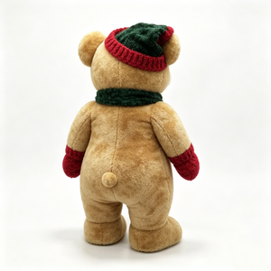 Ours en peluche de Noël personnalisé, ours en peluche d'hiver, ours en peluche de fêtes, ours en peluche de Noël doux et moelleux - Product Image 3