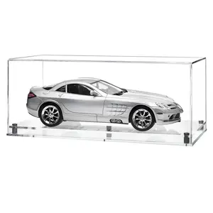 Housse de présentation de voiture transparente en acrylique moulé sous pression, modèle de voiture perspex 1/12, étui de protection de voitures jouets pour enfants