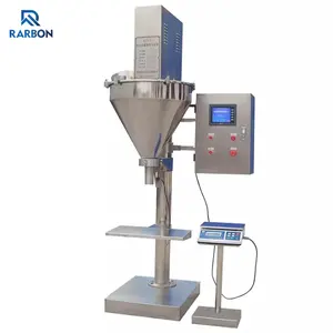 Manual Auger Powder Filling Machine 30L Hopper Match With Powder Elevator