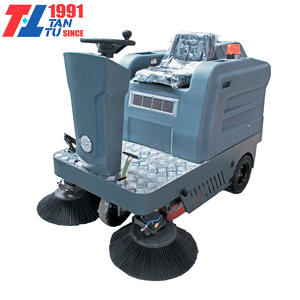 80L Thùng rác có thể lái xe Làm Sạch Sàn đường quét máy không dây có thể sạc lại sàn quét - Product Image 2