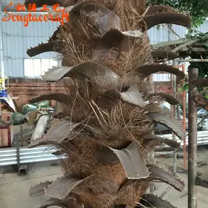 5M fiberglas hindistan cevizi sahte palmiye ağaçları dekorasyon yapay palmiye ağacı bitkiler yapay ağaçlar kapalı veya açık