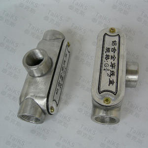 Connecteurs quatre voies en alliage d'aluminium pour guides de câbles, connecteurs droits, coudes, raccords de jonction et conduites du fabricant - Product Image 1