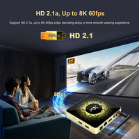 Boîtier TV de streaming en gros X96 X10 Android 11.0 Amlogic S928X Quad Core A55, 8K WIFI6 BT 4+32GB 8+64GB, Décodeur intelligent