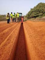Trancheuse à disques de 5 à 60 cm de large pour travaux agricoles et de construction sur sols durs, sable, asphalte – Profondeur 55 cm, 60 cm, 80 cm, 1 m