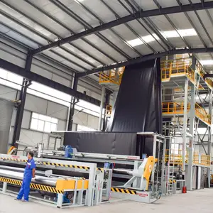 Precio de la máquina de producción de extrusión de Geomembrana soplada de una sola capa 6000 7000 8000