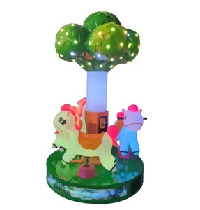 Mini Trong Nhà Trẻ Em Chơi Trong Nhà Sân Chơi Thiết Bị Mua Sắm Đi Xe Công Viên <span class=keywords><strong>Carousel</strong></span> Xoay Ngựa Trò Chơi Máy - Product Image 1
