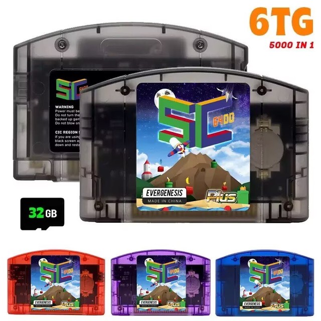 New Video SummerCart64 5400+ Games Cartridge for N64 Games EverDrive 64 Drive for Nintendo64 Game Consoles