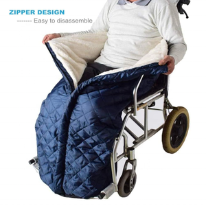 Waterproof Wheelchair Cover <strong>Blanket</strong> with Warm <strong>Fleece</strong> <strong>Lined</strong> Winter Leg Wrap <strong>Blanket</strong> - Product Image 2