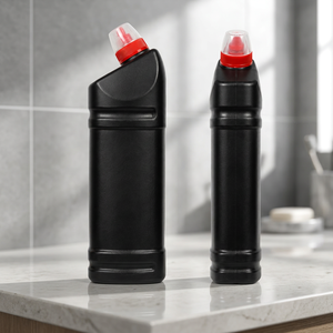 Botella de Plástico HDPE Reciclable de 1000 ml con Tapa de Rosca para Líquido de Limpieza de Inodoros, Detergente, Aplicaciones de Envasado de Productos Químicos para el Hogar - Product Image 3