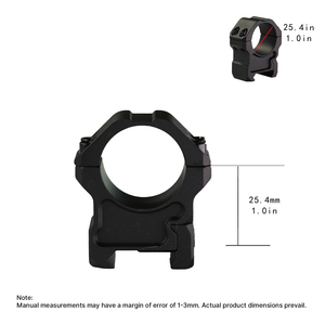 Anillas de Aluminio BANGBANG para Mira Telescópica, Tubo de 20 mm, Altura Central de 1.0 Pulgadas, Ligeras, Impermeables, para Deportes al Aire Libre (Doble Fila) - Product Image 5