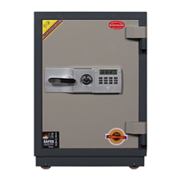 K3-920 GDLT Feuerfester Safe mit Elektronischem Digitalschloss & Schlüsselschloss aus Kaltgewalztem Stahl für Zuhause, Hotel, Bank & Gewerbliche Nutzung