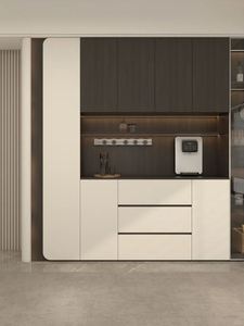 Tùy Chỉnh Hiện Đại Đơn Giản Rắn Gỗ Ăn <span class=keywords><strong>Sideboard</strong></span> Cao Thấp Kết Hợp Lưu Trữ Tủ Cho Nhà Sử Dụng Tùy Chỉnh Thực Hiện Cho Phòng Khách - Product Image 2