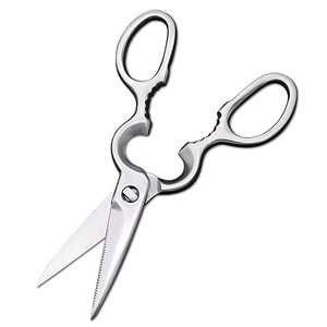 Yangjiang <b>Kitchen</b> <b>Scissors</b> Stainless Steel Straight Head Home Use Bulk - Product Image 3