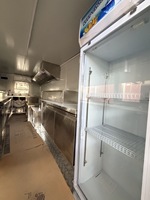 Remorque alimentaire mobile commerciale en acier inoxydable sur mesure, robuste, avec fenêtre de service, pour concession et stand de restauration rapide