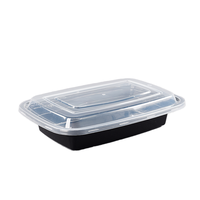 Boîte repas en PP de qualité alimentaire |   Boîte à bento micro-ondable 500/650/750/1000 ml |   Congélateur OK, couleur OEM, récipient en plastique de qualité alimentaire