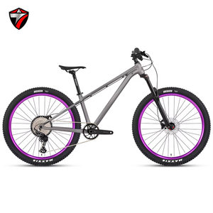 Vélo de montagne tout-terrain à suspension, frein à disque à <span class=keywords><strong>huile</strong></span>, 12 vitesses, cadre en acier, 27,5 pouces, pédale ordinaire, haute vitesse, best-seller - Product Image 3