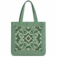 Sac fourre-tout en toile grand format avec impression de logo personnalisé, OEM, souvenirs des Émirats arabes unis, Dubaï, style Tatreez Palestine, sac à bandoulière pour le shopping