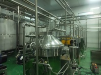 Automatische fruitverwerkingslijn, machine voor de productie van sapconcentraat, etikettering, hoge efficiëntie, roestvrij staal 304/316