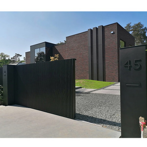 <span class=keywords><strong>Porte</strong></span> battante automatique en aluminium <span class=keywords><strong>de</strong></span> style européen moderne en fer forgé, portail motorisé rapide pour entrée <span class=keywords><strong>de</strong></span> villa extérieure, hôtel - Product Image 5