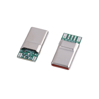 Connecteur USB Type C mâle 5 broches PD 100W à charge rapide avec puce E-Marker pour réparation de câbles DIY