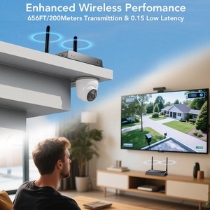 SYONG RGB 4K 200m Inalámbrico HDMI Transmisor y receptor de datos de video, 1 a 4 piezas <span class=keywords><strong>Wifi</strong></span> HDMI Extender sobre TCP IP Extensor inalámbrico - Product Image 3